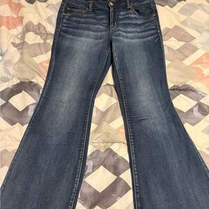 American Eagle Outfitters Dark Blue Flare Jeans
